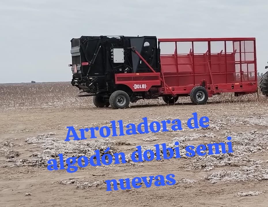 Arrolladora de algodón